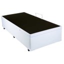 Ver imagem 2 de Cama Box Solteiro com Baú Sonnoforte Corino Branco com Pistão - 078x188