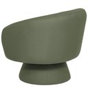 Ver imagem 5 de Poltrona Decorativa Liz Giratória Linho Verde Claro - Nexta Casa