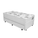 Ver imagem 2 de Colchão Mega Light Branco + Bicama Box Mega com Auxiliar em Molas - com Box | 088x188 - Solteiro
