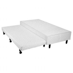 Bicama Box Viúva Mega Branco com Auxiliar em Espuma - 120x203 - 1