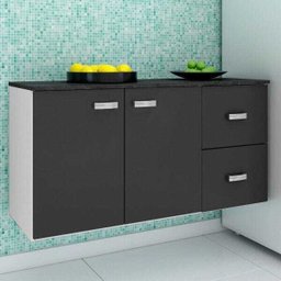 Balcão Júlia 2 Portas 2 Gavetas Poquema - 1