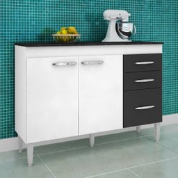 Balcão Manuela 2 Portas e 3 Gavetas Poquema - 1