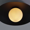 Ver imagem 6 de Plafon Cuia Sobrepor Preto Opalino 49,5cm P/ LED E27 Bella ST2846