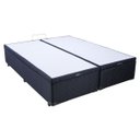 Ver imagem 2 de Cama Box Baú Black com Pistão - Tecido | 138x188 - Casal Bipartido