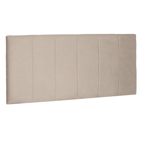 Cabeceira Painel Casal 1,40m Ravenna Suede Bege