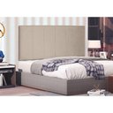 Ver imagem 4 de Cabeceira Painel Casal 1,40m Ravenna Suede Bege