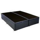 Ver imagem 2 de Cama Box Casal com Baú Sonnoforte Corino Preto com Pistão - 138x188 (Bipartido)