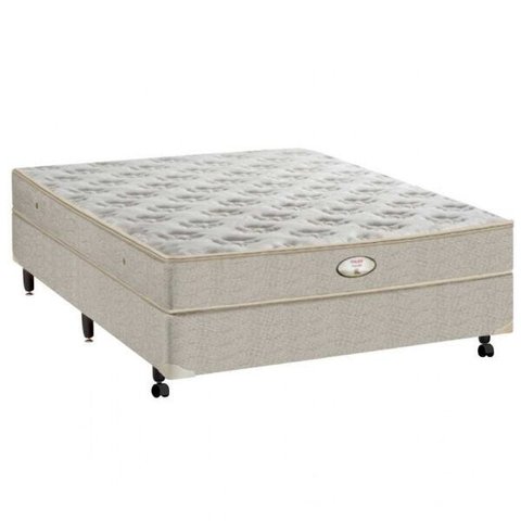 Cama Box com Colchão Casal Flex Tenerife Bamboo Max Pt - 138x188