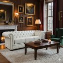 Ver imagem 2 de Sofá 3 Lugares Chesterfield Couro Natural:509offwithe