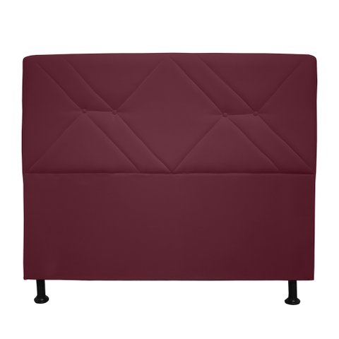 Cabeceira Mônaco 100 cm Suede Bordô