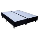 Ver imagem 1 de Cama Box King Size Simples Mega Colchões Black - 193x203