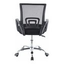 Ver mais imagens de Cadeira Secretária de Escritório Giratória Mesh Preta