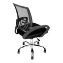 Ver imagem 7 de Cadeira Secretária de Escritório Giratória Mesh Preta