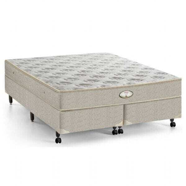 Cama Box com Colchão Queen Size Flex Tenerife Bamboo Max Pt - 158x198