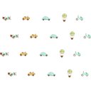 Ver imagem 2 de Adesivo de Parede Meios de Transporte em Aquarela - Carros, Moto, Avião