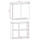 Ver imagem 4 de Armário Aéreo 800 - 2 portas - Viv Concept - Kit´s Paraná