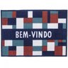 Tapete de Porta Home Up Colorful Bella Casa 70cmx50cm - 1