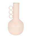 Ver imagem 1 de Vaso em Ferro Elos Fosco Bege 22cm