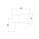 Ver imagem 2 de Acabamento para Registro C75 1/2, 3/4 e 1 Polegadas Minimal Meber Metais Cromado
