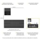 Ver imagem 5 de Armário De Cozinha Compacta Com Rodapé Mp2110.895 Preto