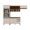 Ver imagem 5 de Kit de Cozinha Completa 5 Peças Connect (2aéreos+1balcão+1paneleiro+1complemento) C6p25 Duna/