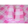 Cobertor Polar Soft Cobertores Parahyba Solteiro Xadrez Rosa Claro - 4