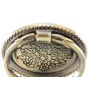 Ver imagem 2 de Puxador de Gaveta-colonial-sobrepor-antique-italy Line-102 - 66 Mm