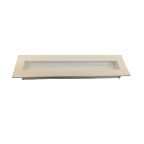 Puxador para Móvel Alumínio Embutir Zen Smart 640 mm - Branco