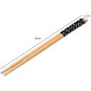 Ver imagem 2 de Jogo 40 Pares de Hashis Bambu 24cm Sunflower Lyor Sushi Restaurante Japonês Temakeria