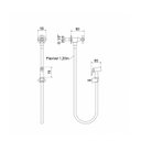 Ver imagem 2 de Ducha Higiênica com Gatilho Supernova 1850 Meber Metais