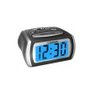 Relógio Despertador Digital de Mesa Luz Led Herweg 2916-034 Pequeno Preto Alarme Alto e Forte - 1