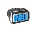 Ver imagem 1 de Relógio Despertador Digital de Mesa Luz Led Herweg 2916-034 Pequeno Preto Alarme Alto e Forte