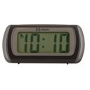 Ver imagem 2 de Relógio Despertador Digital de Mesa Luz Led Herweg 2916-034 Pequeno Preto Alarme Alto e Forte