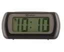 Ver imagem 2 de Relógio Despertador Digital de Mesa Luz Led Herweg 2916-034 Pequeno Preto Alarme Alto e Forte