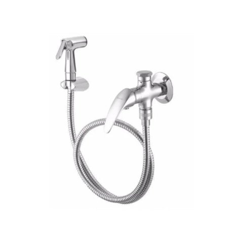 Ducha Higiênica com Derivação Global 1855 C55 Meber Metais Cinza/Cromado