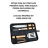 Kit Churrasco para Presente com 4 Utensílios Petisqueira - 10