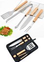 Ver imagem 7 de Kit Churrasco para Presente com 4 Utensílios Petisqueira
