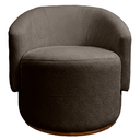 Ver imagem 5 de Kit 02 Poltrona Decorativa Orgânica Espanha para Sala Bouclê:marrom