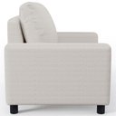 Ver imagem 6 de Poltrona Decorativa Para Sala De Estar E Recepção Malta L02 Bouclê Cru - Lyam Decor