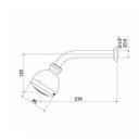 Ver imagem 2 de Ducha de Parede Luxo 1965 C Meber Metais