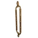 Ver imagem 1 de Puxador de Porta-zamac-sobrepor-italy Line-df 946 - 580 Mm - Dourado