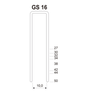 Grampo Gs 16/50 G.sul - Caixa com 2.880 - 2