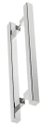 Ver imagem 1 de Puxador de Porta-inox-sobrepor-stam-quadrado - 400 Mm - Escovado