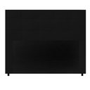 Ver imagem 3 de Cabeceira Cama Box Queen 160 Cm Suede Preto Lia - MV Estofados