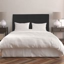 Ver imagem 1 de Cabeceira Cama Box Queen 160 Cm Suede Preto Lia - MV Estofados