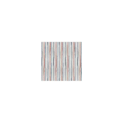 Papel de Parede Bobinex Revoada - Listra Aquarela Azul, Cinza e Vermelho 4425