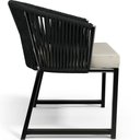 Ver imagem 6 de Cadeira Decorativa para Área Gourmet Cozinha Varanda Corda Náutica Bethari D04 Preto - Lyam Decor