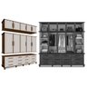 Guarda-Roupa Casal Triplex 10 Portas 12 Gavetas 100% MDF Berlim Malbec Off-White - 3