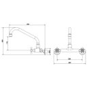 Ver imagem 5 de Misturador de Parede Bica Móvel 3007 Supernova C21 Meber Metais