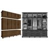 Guarda-Roupa Casal Triplex 10 Portas 12 Gavetas 100% MDF Berlim Amêndoa - 3